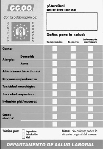 La exposicin a productos qumicos perjudica la salud